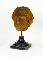 Vintage Terracotta Bust on Display Stand