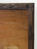 Large Antique Tramp Art Frame