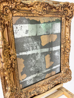 19th Century Papier Mache Framed Mirror