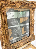 19th Century Papier Mache Framed Mirror