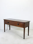 19th Century English Mahogany Console Table