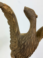 Vintage Hand Carved Wooden Phoenix