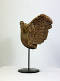 Vintage Hand Carved Wooden Phoenix