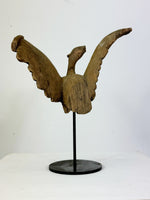 Vintage Hand Carved Wooden Phoenix