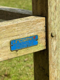 Silvered Lutyens Teak Bench