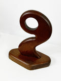 Mid Century Teak Abstract Sculpture