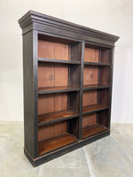 19th Century Ebonised Open Bookcase