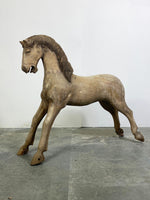 Large Decorative Wooden Horse