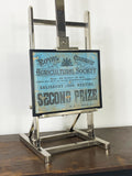 Second Prize Sign