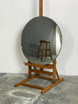 Large Vintage Foxed Convex Mirror