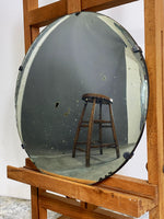 Vintage Foxed Convex Mirror