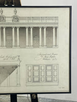 Drawing of The Colonnade at Hampton Court Palace
