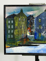 Expressionist Painting, Riverside, Signed John Chapman