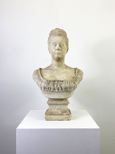 C19th Female Marble Bust