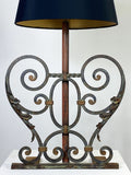Pair of Vintage Decorative Scroll Lamps