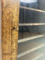 Victorian Inlaid Walnut Music Cabinet