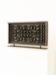 Antique Sand Moulds – Decorative Carved Wooden Panel for Casting Metal Railings