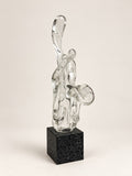 Italian Mid-Century Murano Glass Abstract Sculpture