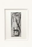 Original Monochrome Mid Century Abstract Artwork