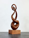 Mid Century Wooden Sculpture
