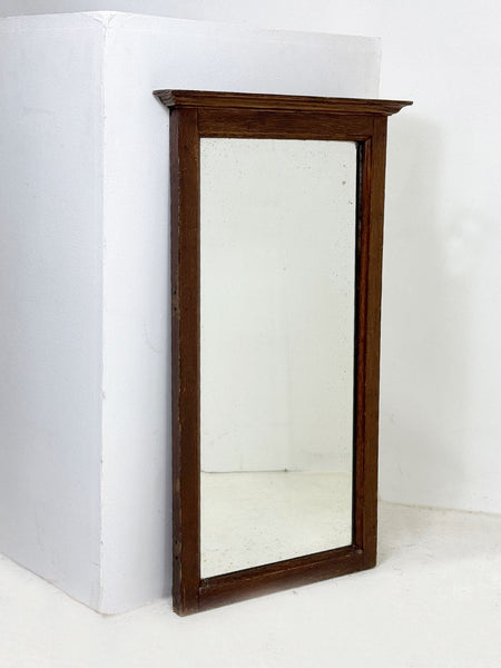 Antique English Foxed Hall Mirror