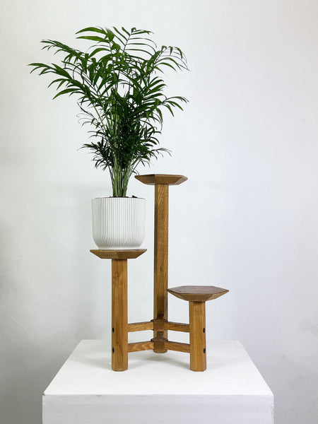 antique wooden plant stands indoor Vintage Three Tier Wooden Indoor Plant Stand