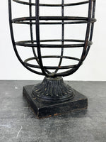Vintage Table Top Metal Urn