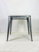 Metal Garden Table & Brushed Aluminium Chairs