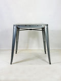 Metal Garden Table & Brushed Aluminium Chairs