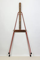 Mid Century Wooden & Metal Artist Display Easel