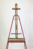 Mid Century Wooden & Metal Artist Display Easel
