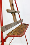 Mid Century Wooden & Metal Artist Display Easel
