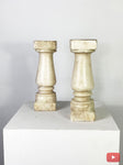 19th Century Marble Candlesticks