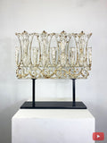 Decorative Architectural Element - Metal Tulips on Stand