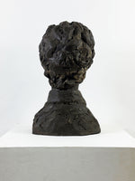 Mid Century Bust Sculpture, Signed L.Yauner