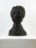 Mid Century Bust Sculpture, Signed L.Yauner