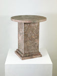 1960's Italian Marble Gallery Pedestal Stand