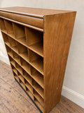 Pair of Vintage Draper’s Shop Pigeon Hole Shelving Units