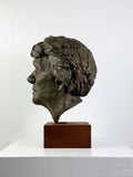 Mid-Century Cold Cast Bronze Bust “Irene” – Signed Dowie, London Studio Sculpture