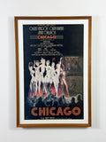 Original 1975 Chicago Broadway Theater Musical Cardstock Poster Window Card