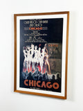 Original 1975 Chicago Broadway Theater Musical Cardstock Poster Window Card