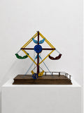 Vintage Scratch Built Table Top Ferris Wheel Fairground Model