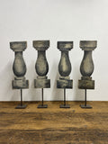 Vintage French Wooden Baluster Decorative Theatre Props - Set of Four
