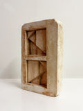Mid Century Scandinavian Modernist Abstract Plaster Geometric Sculpture