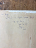 Original 1975 Chicago Broadway Theater Musical Cardstock Poster Window Card
