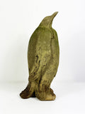 Hand Cast Weathered Penguin Statue