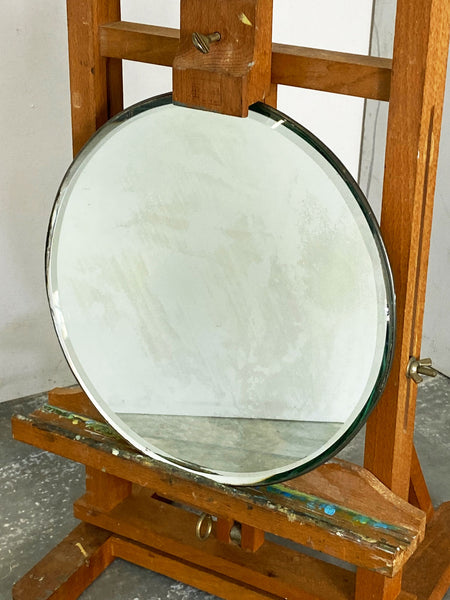 Art Deco Round Bevelled Mirror