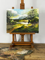 Landscape Oil Painting by Palette Knife