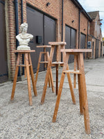 Ex-Tall Wooden Sculptors Modelling Stands