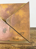 Vintage Harrods Brass Letter Rack
